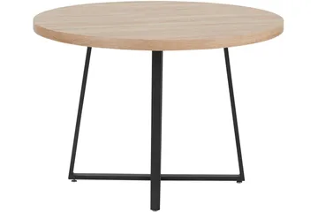 Agios Matbord Runt 110 cm - Natur/Svart - Möbler - Bord & matgrupper - Matbord & köksbord