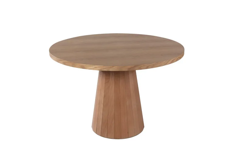Albero Runt Matbord 100 cm i Ek, Ljusbrun