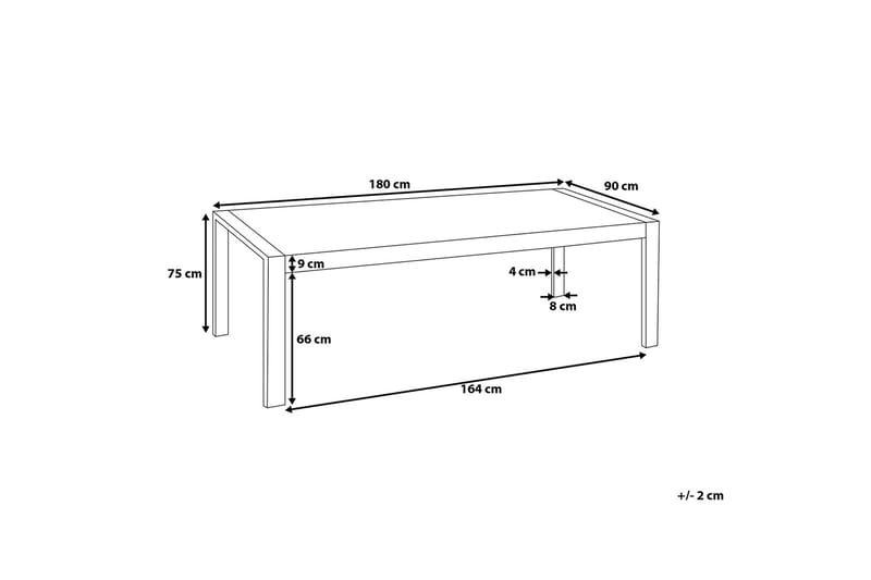 Arctic I Matbord 180 cm - Vit - Möbler - Bord & matgrupper - Matbord & köksbord