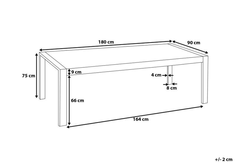 Arctic I Matbord 180 cm - Vit - Möbler - Bord & matgrupper - Matbord & köksbord