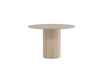 Bianca Matbord 110 cm Runt - Beige - Möbler - Bord & matgrupper - Matbord & köksbord