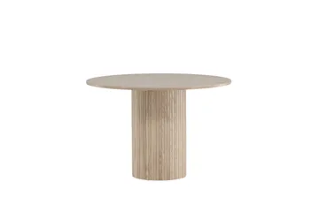 Bianca Matbord 110 cm Runt - Beige - Möbler - Bord & matgrupper - Matbord & köksbord