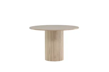 Bianca Matbord 110 cm Runt - Beige - Möbler - Bord & matgrupper - Matbord & köksbord