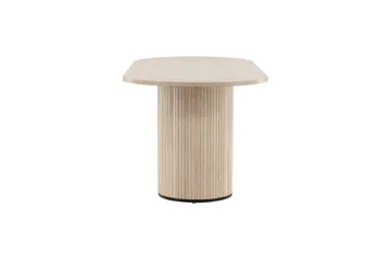 Bianca Matbord 200 cm Ovalt - Beige - Möbler - Bord & matgrupper - Matbord & köksbord