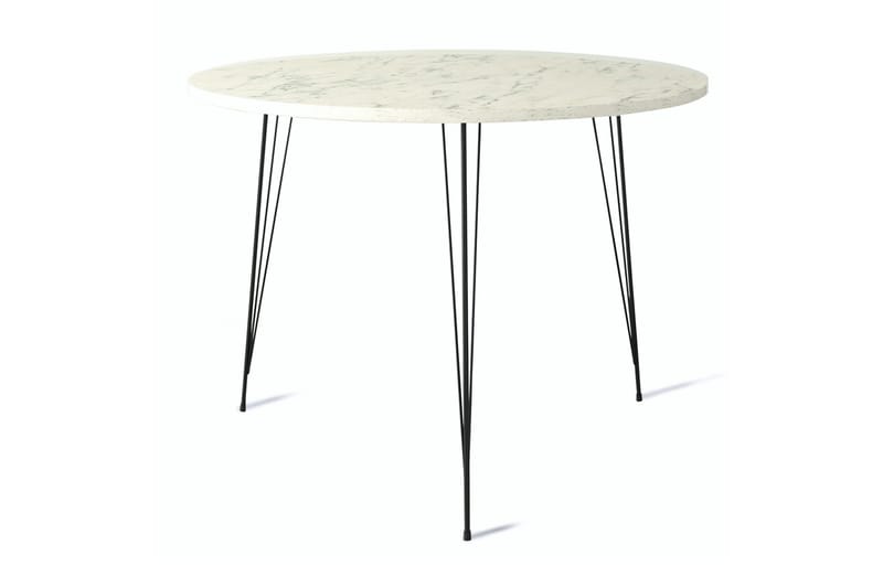 Bonnick Bord 90 cm - Svart/Vit - Möbler - Bord & matgrupper - Matbord & köksbord