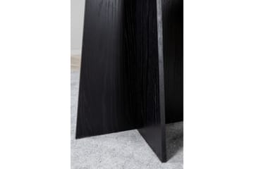 Bootcut Runt Matbord 110 cm med Trä- och Valnötsutseende - Svart - Möbler - Bord & matgrupper - Matbord & köksbord