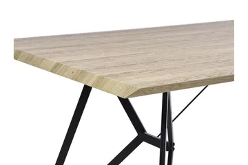 Buscot Matbord 160 cm - Ljust Trä/Svart - Möbler - Bord & matgrupper - Matbord & köksbord
