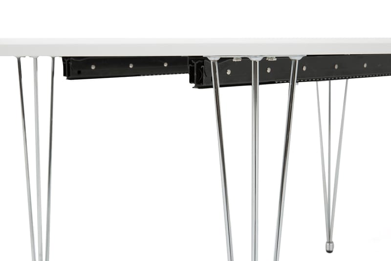 Caddy Matbord 180 cm med 2 Tilläggsskivor Ovalt - Vit - Matbord & köksbord
