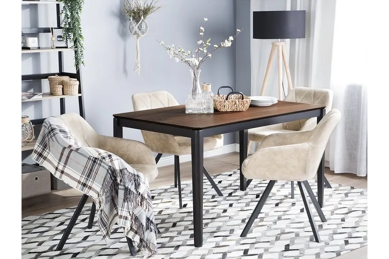 Cedar Matbord 135 cm - Svart - Möbler - Bord & matgrupper - Matbord & köksbord