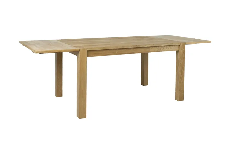 Chicago New Utdragbart Rektangulärt Matbord 140 cm i Ek, Beige