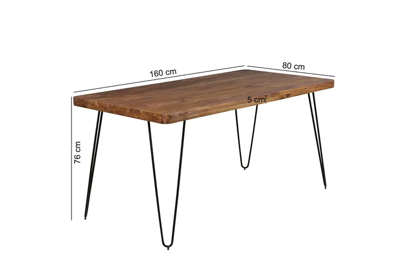 Colee Matbord 160 cm - Trä/natur - Möbler - Bord & matgrupper - Matbord & köksbord