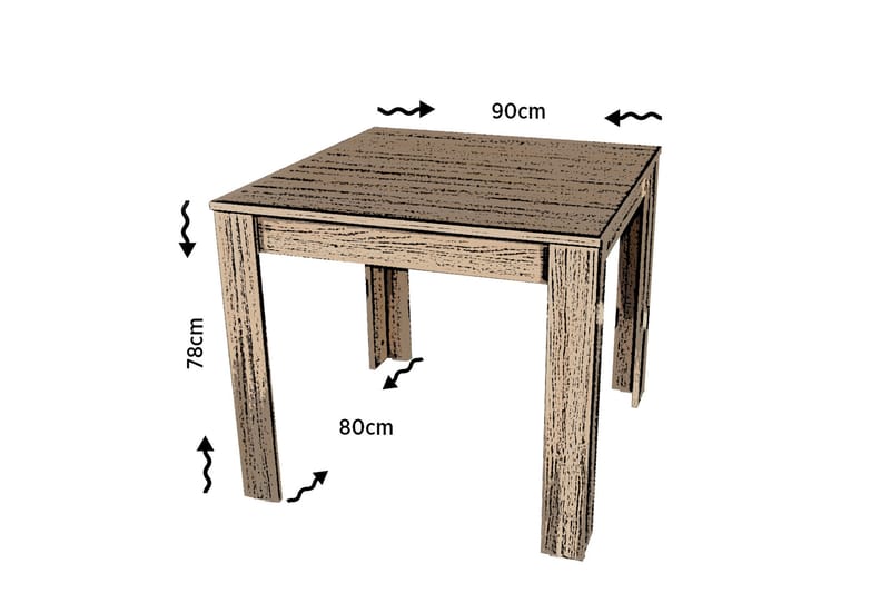 Comfortale Bord - Brun - Möbler - Bord & matgrupper - Matbord & köksbord