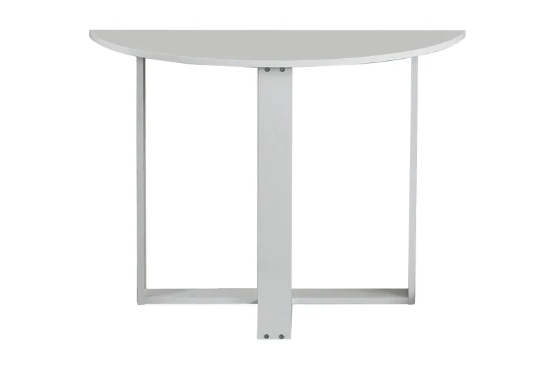 Comfortale Halvrunt Matbord 106 cm i Trä - Vit - Möbler - Bord & matgrupper - Matbord & köksbord