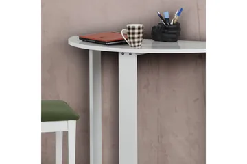 Comfortale Halvrunt Matbord 106 cm i Trä - Vit - Möbler - Bord & matgrupper - Matbord & köksbord