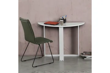 Comfortale Halvrunt Matbord 106 cm i Trä - Vit - Möbler - Bord & matgrupper - Matbord & köksbord