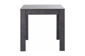 Corot Litet Kvadratiskt Matbord 80 cm i Sten med Betongutseende - Mörkgrå - Möbler - Bord & matgrupper - Matbord & köksbord