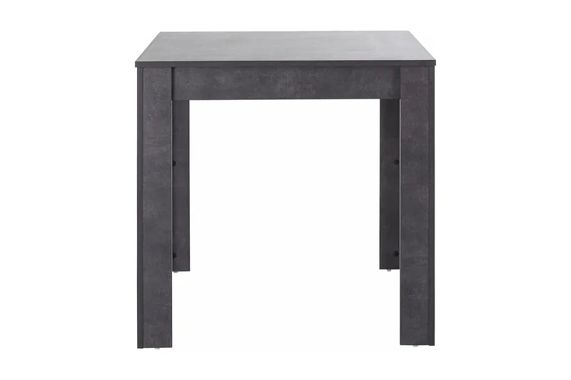 Corot Litet Kvadratiskt Matbord 80 cm i Sten med Betongutseende - Mörkgrå - Möbler - Bord & matgrupper - Matbord & köksbord