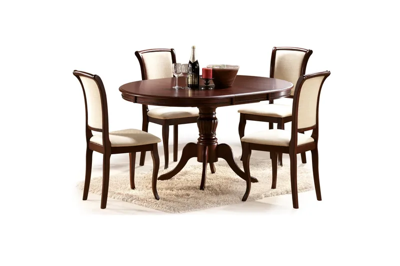 Critz Förlängningsbart Matbord 141 cm Ovalt - Natur - Möbler - Bord & matgrupper - Matbord & köksbord