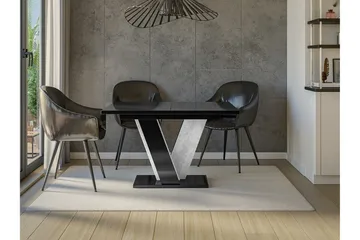 Denogal Matbord 90 cm Black high gloss - Möbler - Bord & matgrupper - Matbord & köksbord