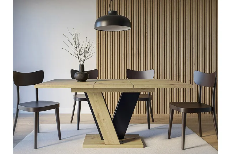 Denogal Matbord 90 cm - Svart - Möbler - Bord & matgrupper - Matbord & köksbord