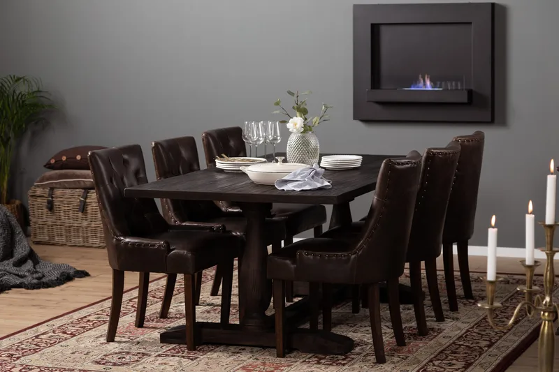 Dijon Matbord 200 cm - Vintage Alm - Möbler - Bord & matgrupper - Matbord & köksbord