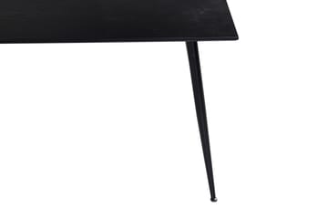 Dipp Rektangulärt Matbord 180 cm med Valnöts- och Metallutseende - Svart - Möbler - Bord & matgrupper - Matbord & köksbord