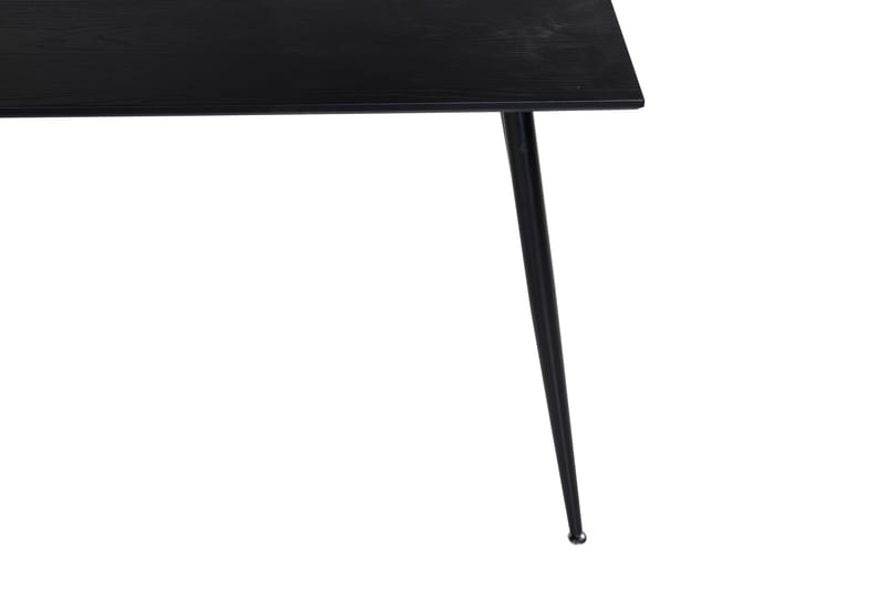 Dipp Rektangulärt Matbord 180 cm med Valnöts- och Metallutseende - Svart - Möbler - Bord & matgrupper - Matbord & köksbord