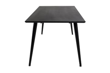 Dipp Rektangulärt Matbord 180 cm med Valnöts- och Metallutseende - Svart - Möbler - Bord & matgrupper - Matbord & köksbord
