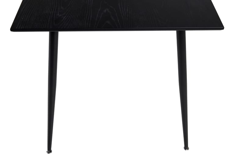 Dipp Rektangulärt Matbord 180 cm med Valnöts- och Metallutseende - Svart - Möbler - Bord & matgrupper - Matbord & köksbord