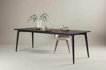 Ellis Stort Rektangulärt Matbord 230 cm med Metallutseende - Svart - Möbler - Bord & matgrupper - Matbord & köksbord