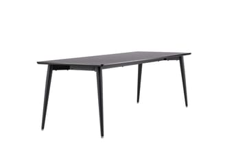 Ellis Stort Rektangulärt Matbord 230 cm med Metallutseende - Svart - Möbler - Bord & matgrupper - Matbord & köksbord