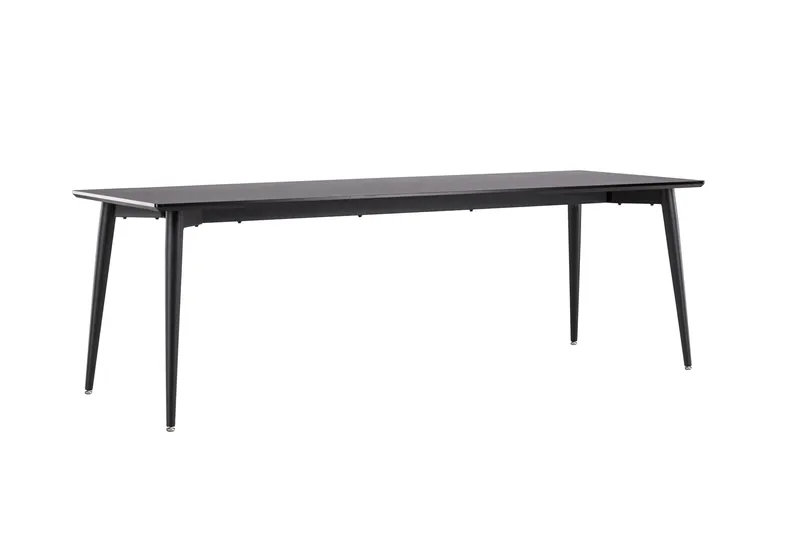 Ellis Stort Rektangulärt Matbord 230 cm med Metallutseende - Svart - Möbler - Bord & matgrupper - Matbord & köksbord