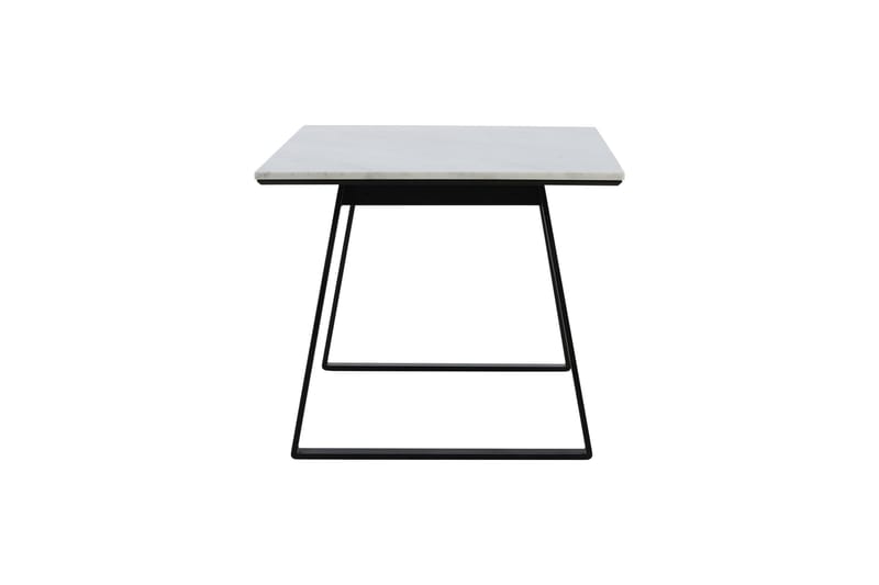 Estelle Rektangulärt Matbord 140 cm med Marmorskiva och Metallutseende - Vit - Möbler - Bord & matgrupper - Matbord & köksbord