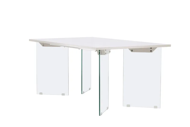 Ester Rektangulärt Matbord 180 cm med Betongutseende - Ljusgrå - Möbler - Bord & matgrupper - Matbord & köksbord