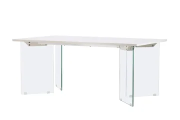 Ester Rektangulärt Matbord 180 cm med Betongutseende - Ljusgrå - Möbler - Bord & matgrupper - Matbord & köksbord