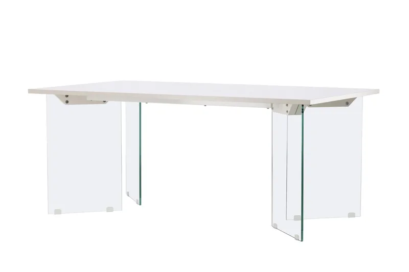 Ester Rektangulärt Matbord 180 cm med Betongutseende - Ljusgrå - Möbler - Bord & matgrupper - Matbord & köksbord