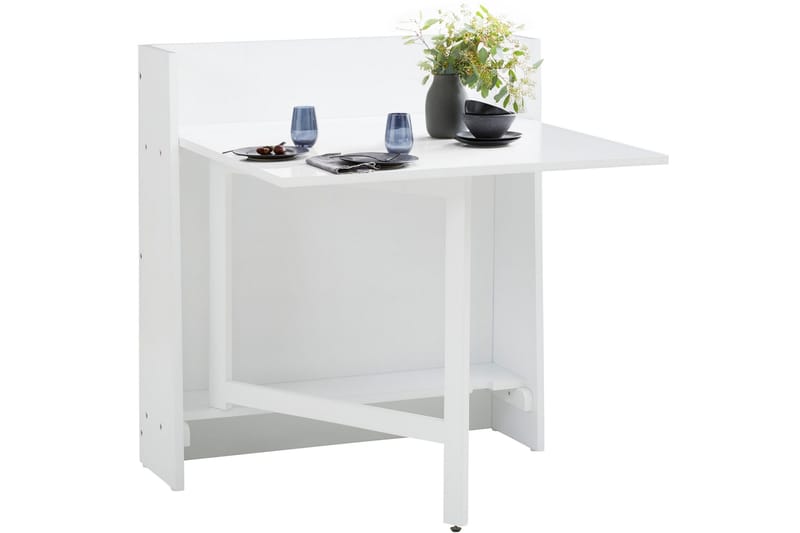 Firle Hopfällbart Bord 84 cm - Vit - Möbler - Bord & matgrupper - Matbord & köksbord