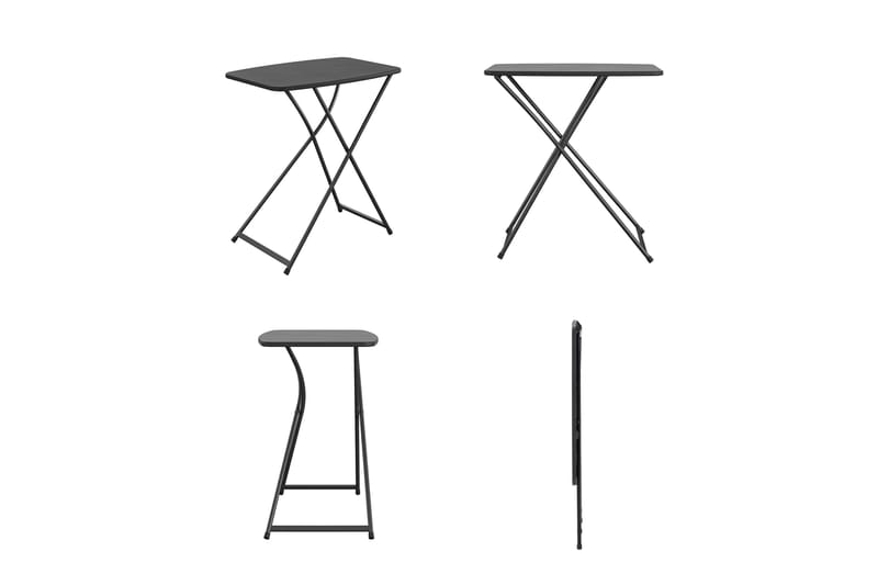Fold Away Matbord 66 cm Svart 2-pack - Dorel Home - Möbler - Bord & matgrupper - Matbord & köksbord