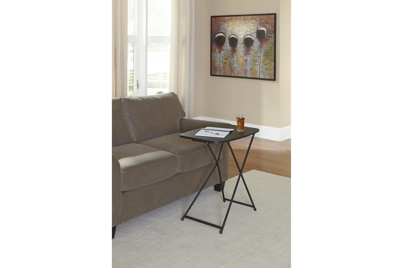 Fold Away Matbord 66 cm Svart 2-pack - Dorel Home - Möbler - Bord & matgrupper - Matbord & köksbord