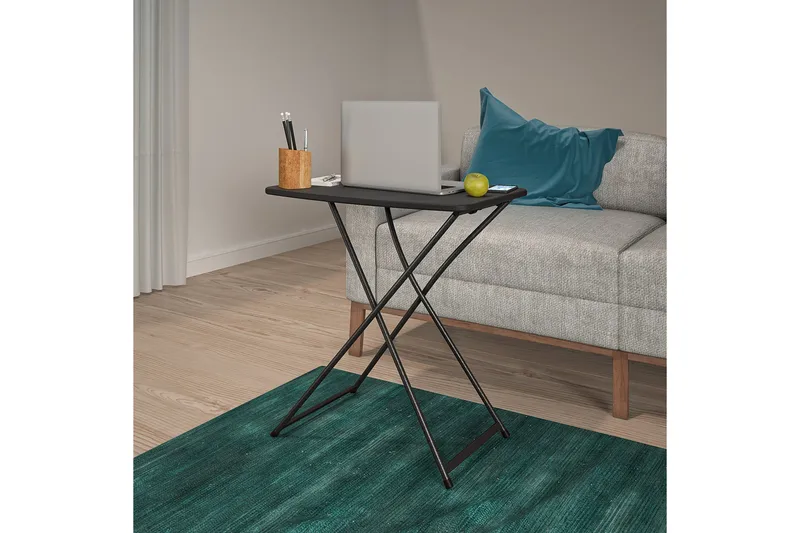 Fold Away Matbord 66 cm Svart - Dorel Home - Möbler - Bord & matgrupper - Klaffbord & Hopfällbart bord