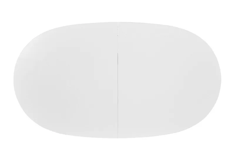 Gaeta Matbord Ovalt 160 cm - Vit/Natur - Möbler - Bord & matgrupper - Matbord & köksbord