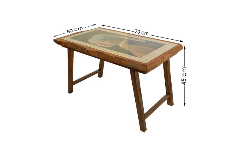 Gardvik Matbord 70 cm - Valnöt/Mörkbrun - Matbord & köksbord