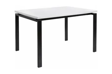 Geronimo Rektangulärt Matbord 120 cm i Trä med Metallutseende - Vit - Möbler - Bord & matgrupper - Matbord & köksbord