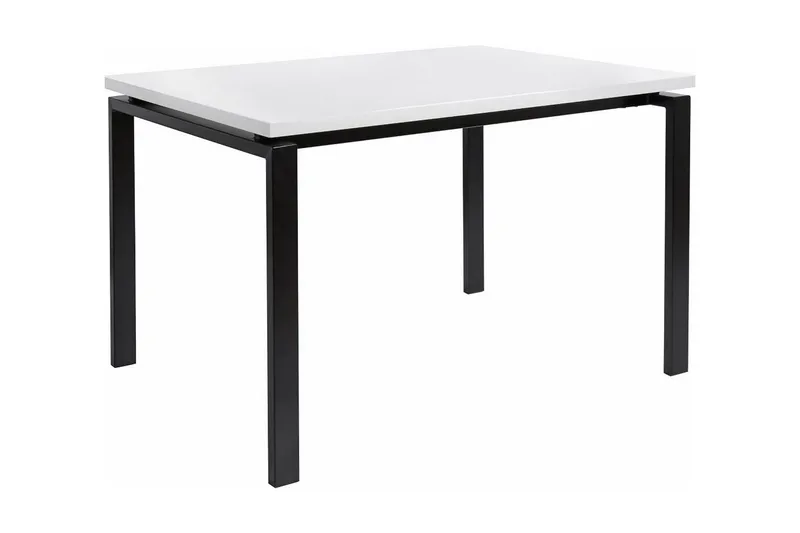 Geronimo Rektangulärt Matbord 120 cm i Trä med Metallutseende - Vit - Möbler - Bord & matgrupper - Matbord & köksbord