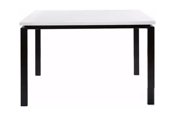 Geronimo Rektangulärt Matbord 120 cm i Trä med Metallutseende - Vit - Möbler - Bord & matgrupper - Matbord & köksbord