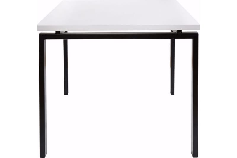Geronimo Rektangulärt Matbord 120 cm i Trä med Metallutseende - Vit - Möbler - Bord & matgrupper - Matbord & köksbord
