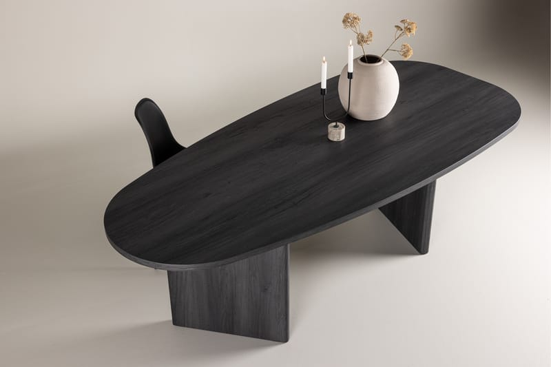 Grönvik Matbord 220x100 cm Svart - Venture Home - Matbord & köksbord