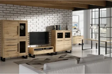 Halle Stort Rektangulärt Matbord 200 cm i Trä med Ekutseende - Brun - Möbler - Bord & matgrupper - Matbord & köksbord