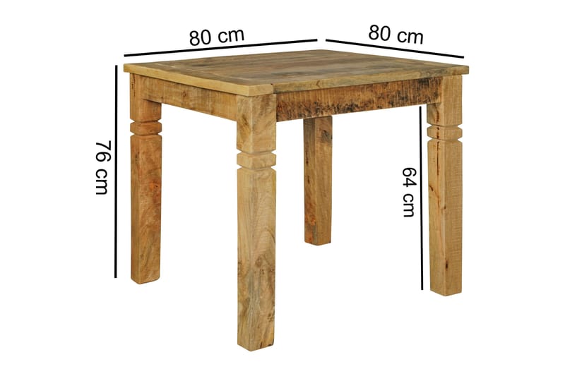 Hanck Matbord 80 cm - Natur - Möbler - Bord & matgrupper - Matbord & köksbord