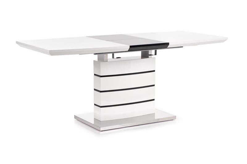 Haverly Förlängningsbart Matbord 140 cm - Vit/Svart - Matbord & köksbord
